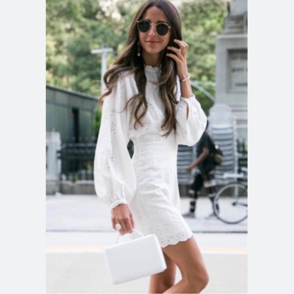 ulla johnson eva eyelet mini dress - Picture 2 of 7